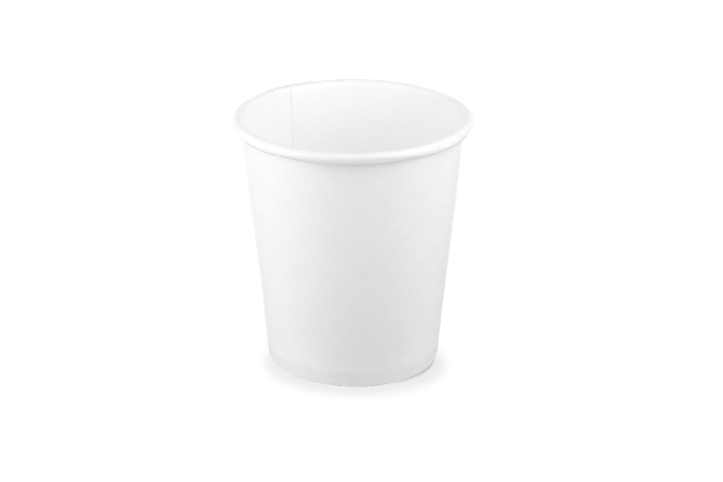 Kartonnen Saus Cup 4oz 110/120ml Ø62mm Wit 500st