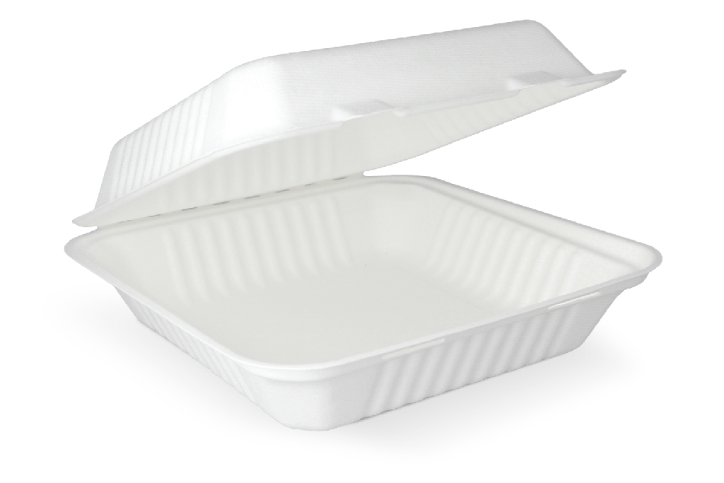 Menubox 1-vaks Middel suikerriet BIO 200st
