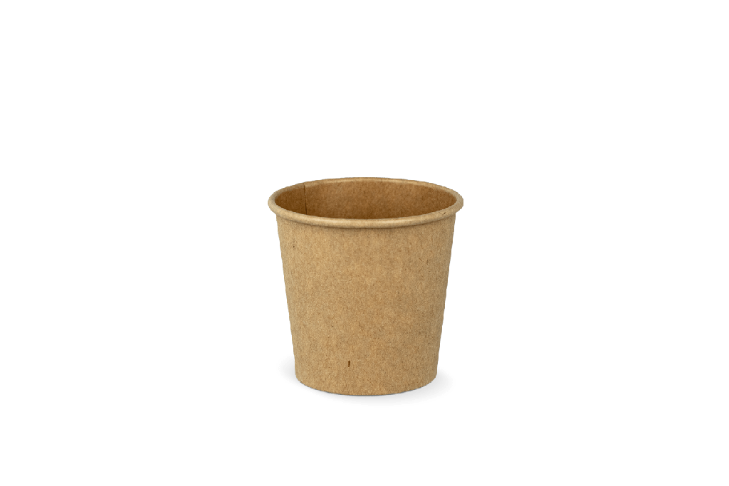Kartonnen Saus Cup 3oz 90ml Ø62mm Kraft 2000st