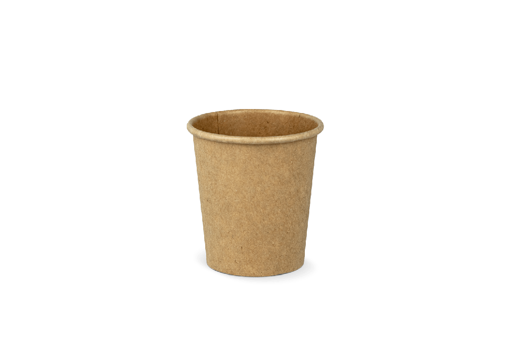 Kartonnen Saus Cup 4oz 120ml Ø62mm Kraft 2000st
