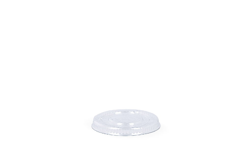 Deksel Saus Cup 45ml-60ml-90ml-120ml Ø62mm Transparant PET 2000st