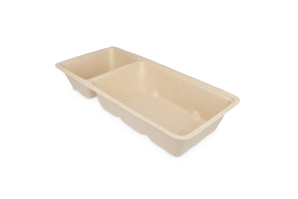 Frietbakjes A22 (A9+1) suikerriet BIO 500st