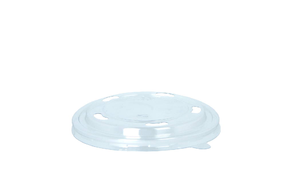 Deksel Bowl 500-750-1000ml Ø148mm met gaten transparant 300st
