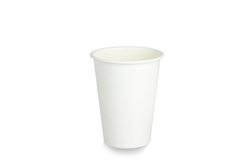 Herbruikbare koffiebeker 180cc 7.5oz wit 400st