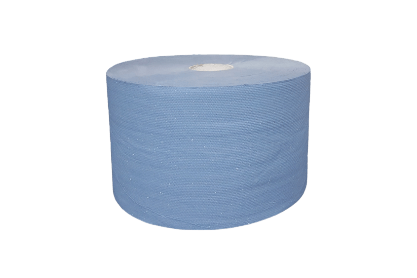 [1519988365] Industrie uierpapier zwaar 22cm x 360m 3 laags blauw 2st