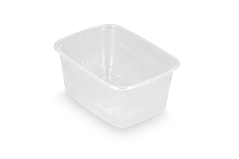 Saus bakjes 250ml 108mm rechthoekig transparant 1000st
