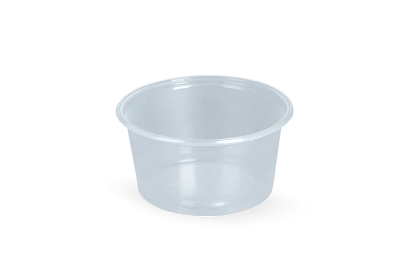 Rond bakje 100cc Ø70mm Transparant 1000st