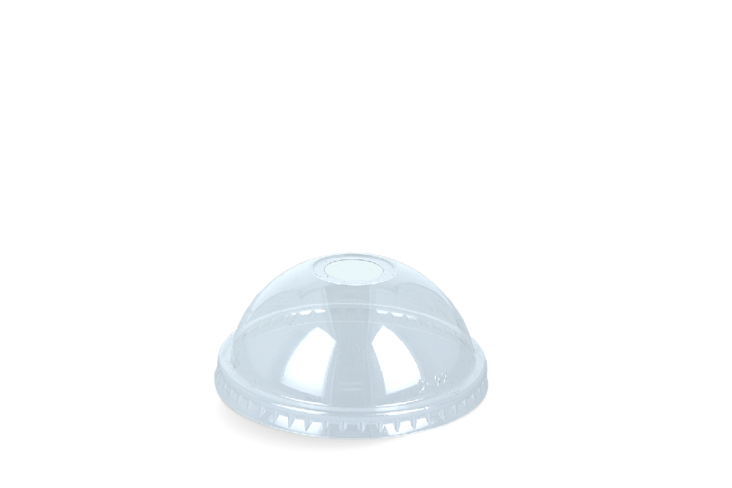 [1519988586] Deksel ijsbeker bol met gat Ø92 mm PET 1000st