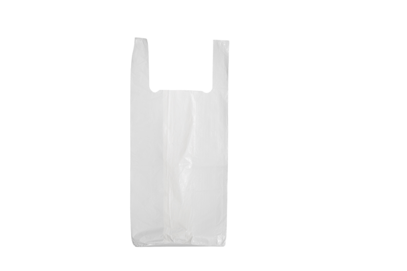 Hemddraagtassen 30+20x60cm 18mu wit 1000st