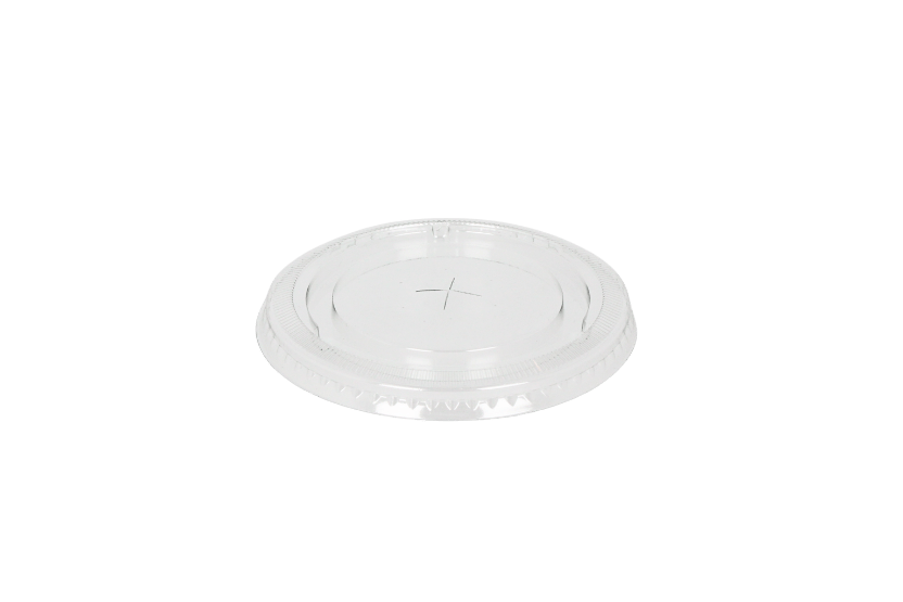 Deksel plat met kruis Ø95mm rPET 1000st