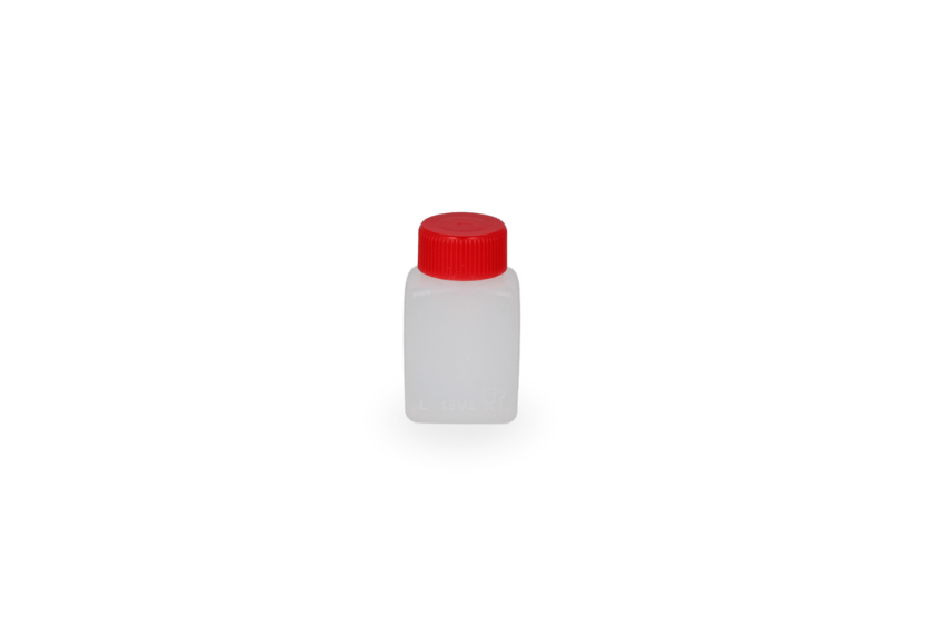 Sausflesje met dop 15cc 1900st