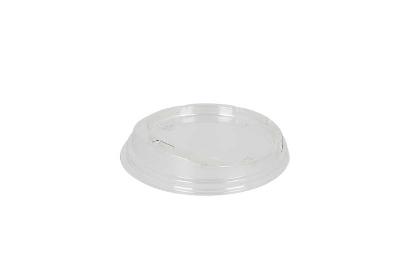 Deksel plat met drinkgat Ø95mm rPET 1000st