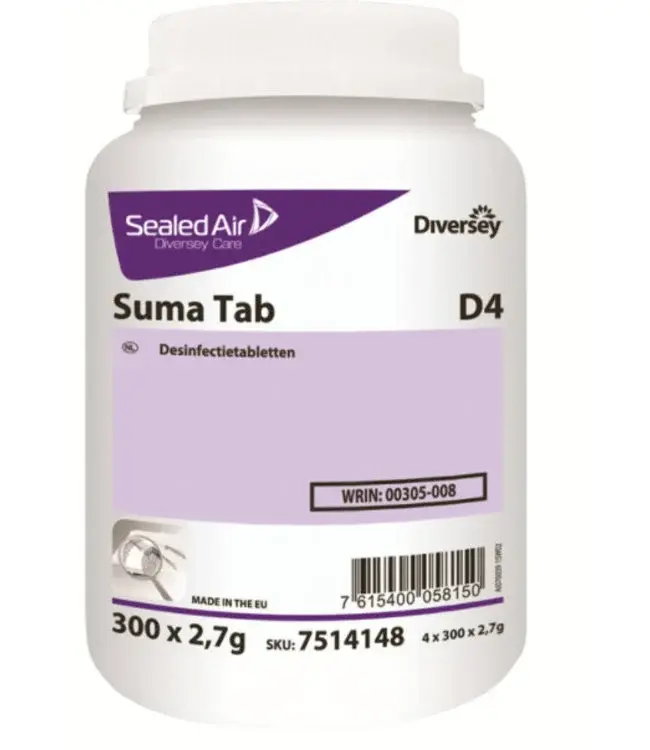 Suma Tab, D4 chloortabletten 300 stuks
