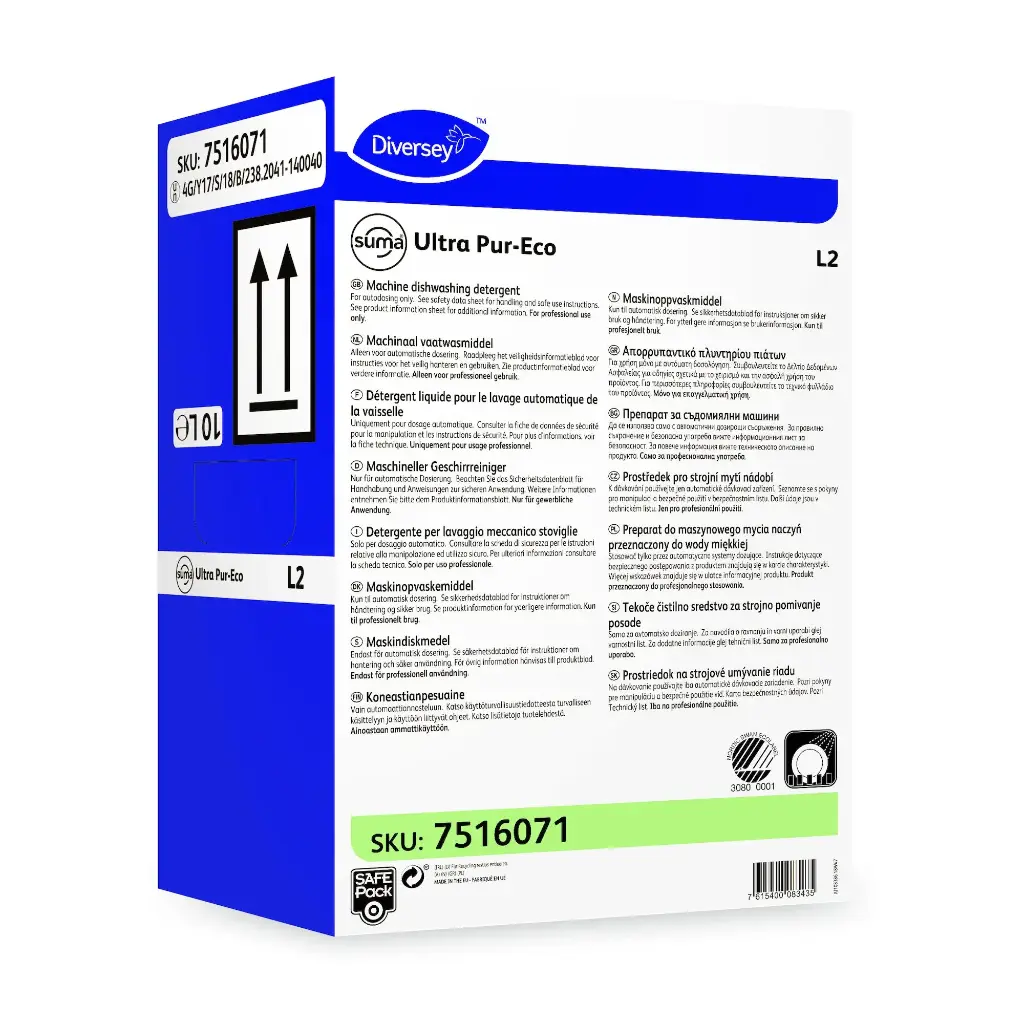 Vaatwasmiddel Suma ultra Pur-Eco L2 (10L)