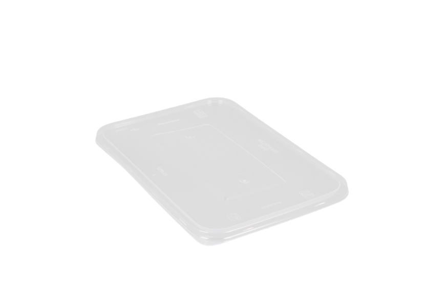 Deksel PP maaltijdbak 500-650-750-1000ml transparant 500st