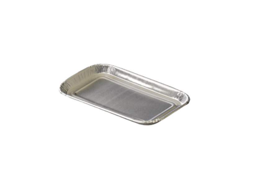 Aluminium schaaltje 10x16cm 1000st