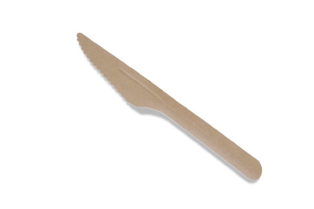 Kartonnen mes 165mm BIO 1000st