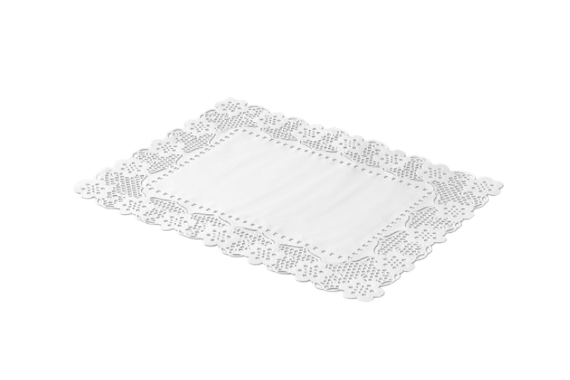 Papieren kantjes rechthoekig 400x310mm 1000st
