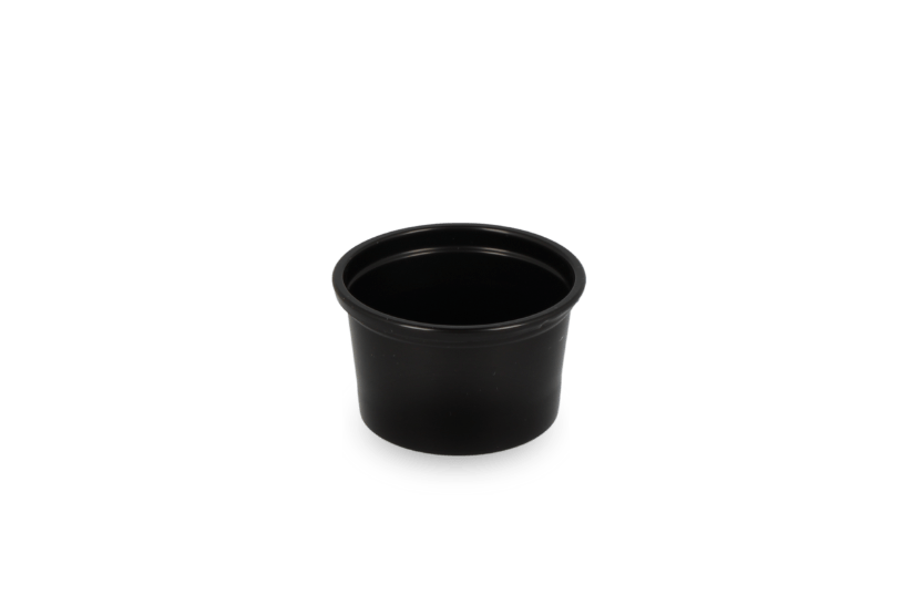 Rond bakje 30cc Ø46mm Zwart 1000st