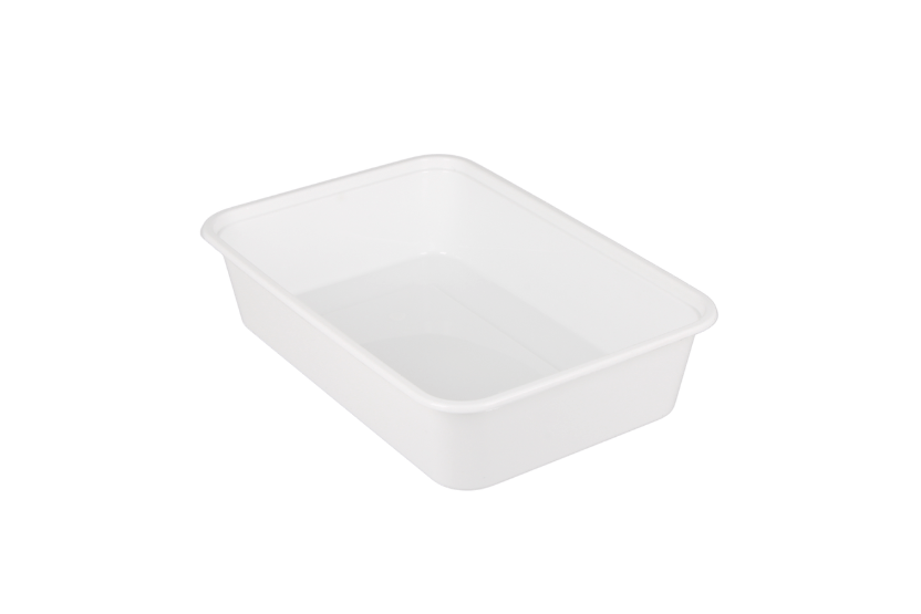 Maaltijdbak PP 500ml wit 500st
