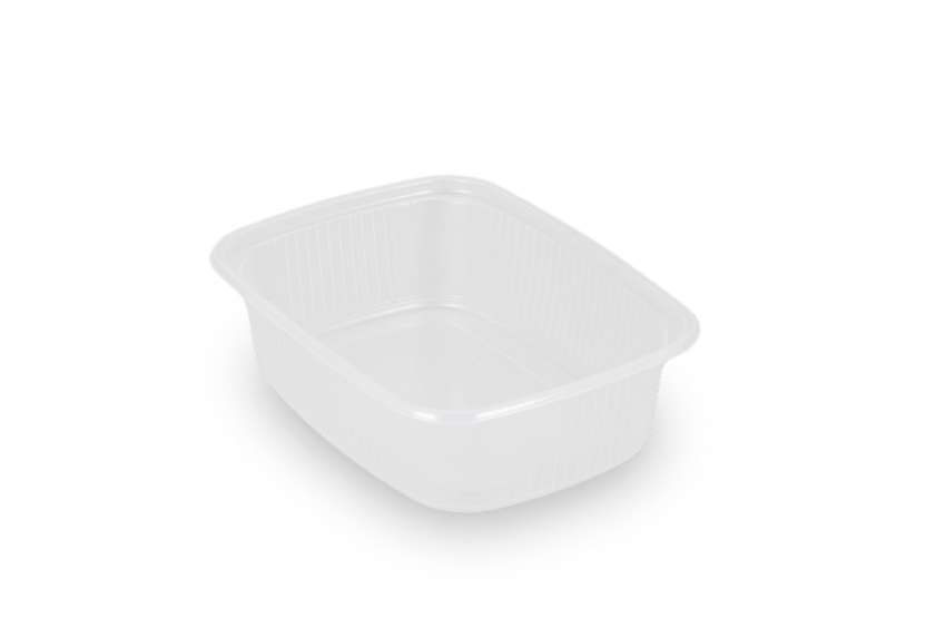 Saus bakjes 150ml 108mm rechthoekig transparant 1000st
