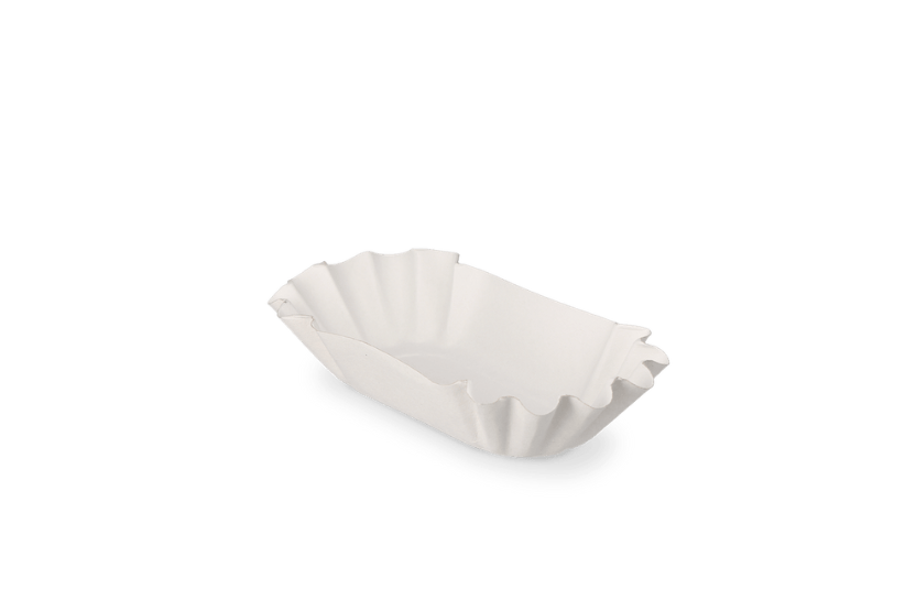 Kartonnen schaaltje wit 90x140x30mm 2000st