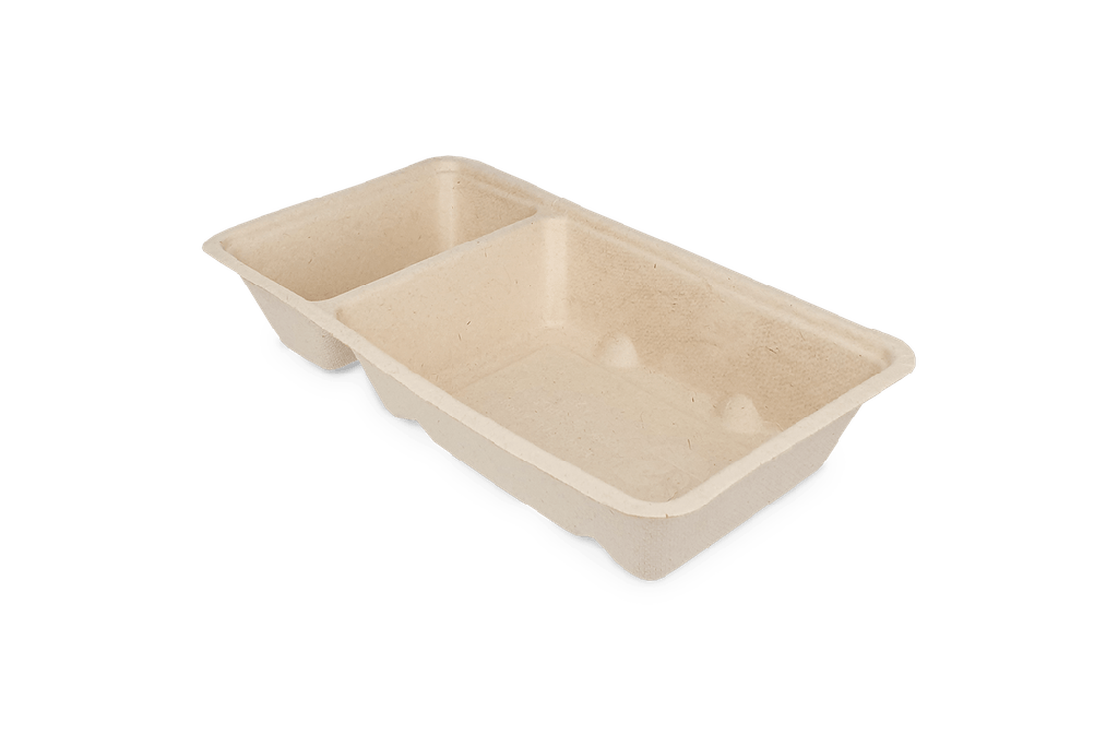 Frietbakjes A23 (A7+1) suikerriet BIO 800st