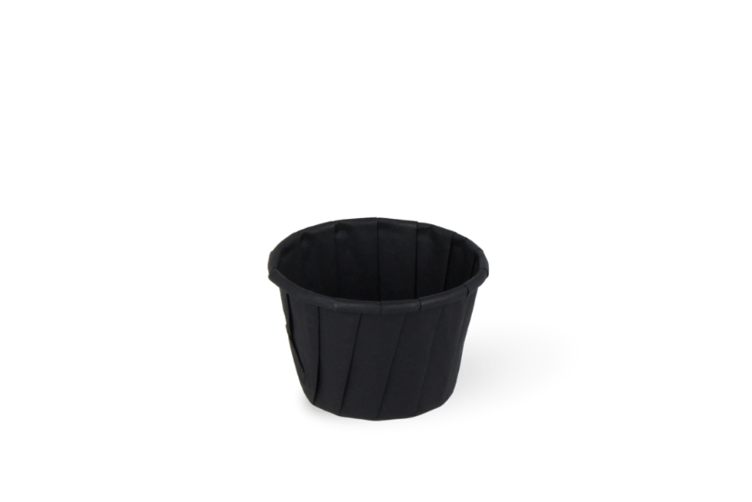 Souffle sausbakje papier zwart 37ml 1,25oz 5000st