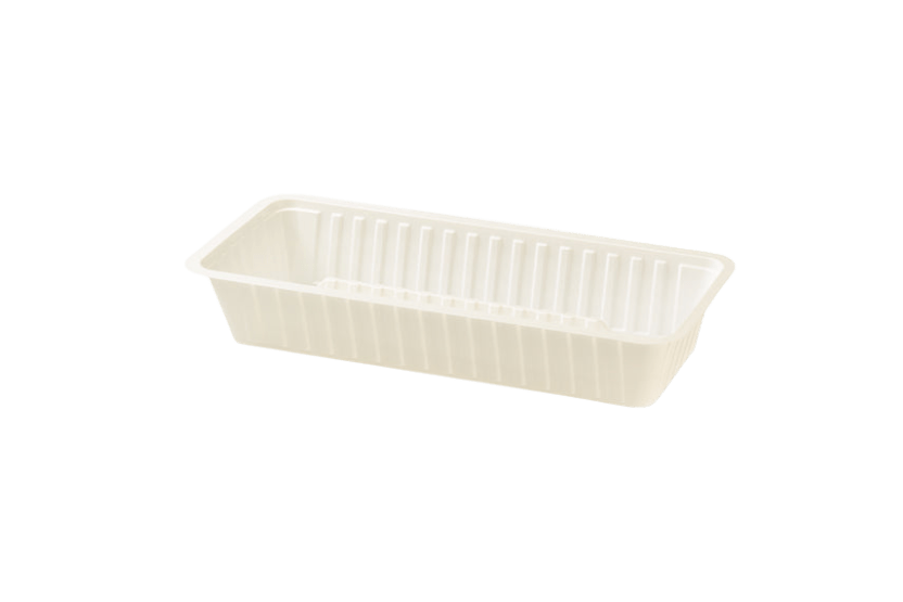 Frikandelbakje A16D dubbel wit 1000st