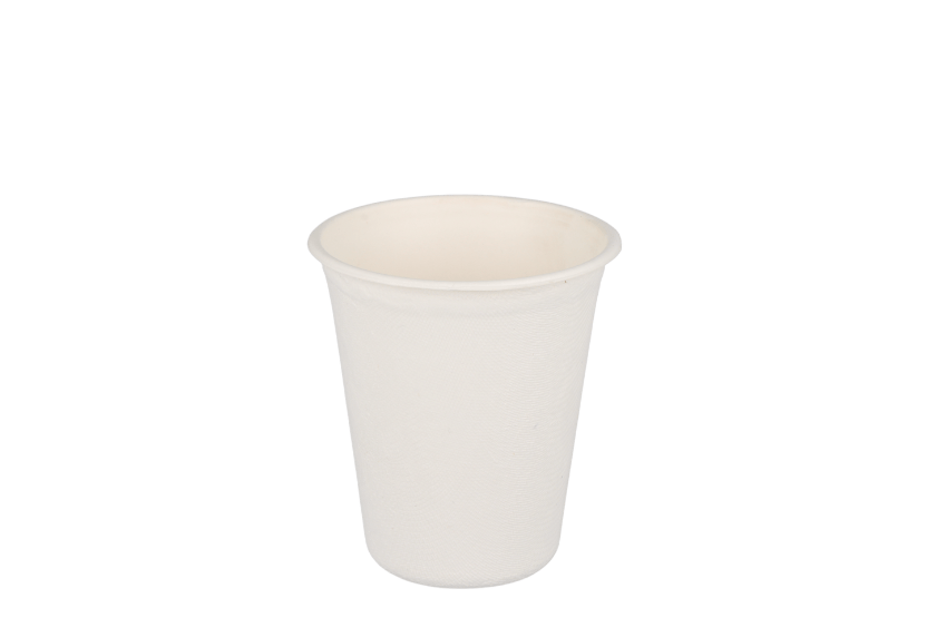 Koffiebeker 230cc 8oz suikerriet wit 1000st