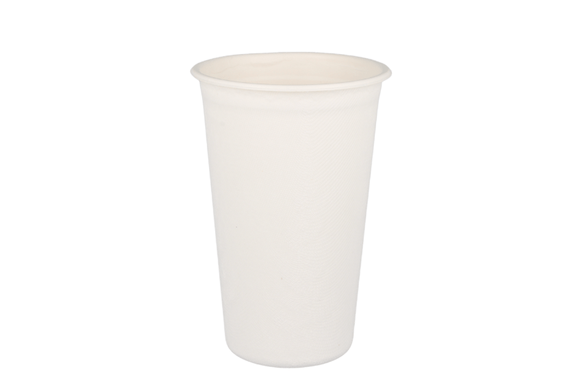 Milkshakebeker middel 450ml 16oz wit suikerriet 1000st