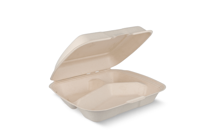 Menubox 3-vaks schuin(vakverdeling) IP4 suikerriet BIO 200st