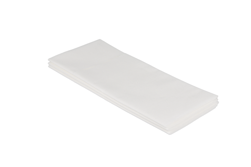 Servet airlaid bestekvouw 32x40cm wit 1250st