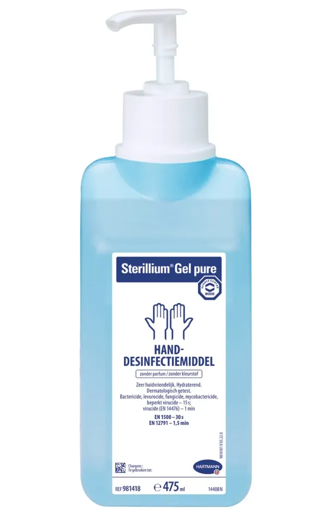 [981418] Sterillium Gel Pure hand desinfectiemiddel 20x475ml incl. handpomp