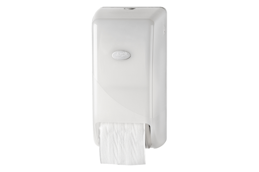 Toiletpapier Doprol Dispenser (2 boven elkaar) wit 1st