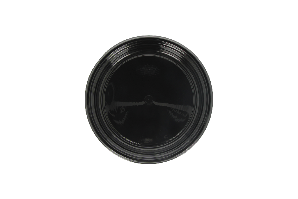 Herbruikbaar bord Ø22cm zwart 336st