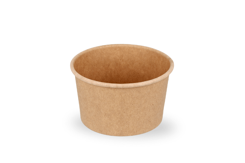 Bakje 150/180cc Ø85mm 5oz karton kraft BIO 1000st
