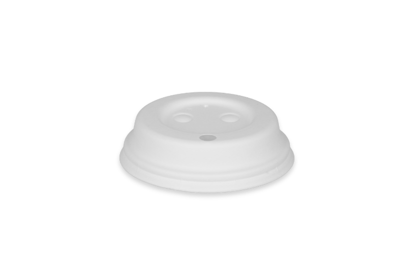 [1519987526-1] STOPGEZET Koffiebeker deksels Ø80mm suikerriet BIO 1500st