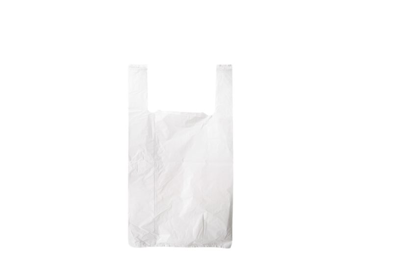 [1519989948] Hemddraagtas 28+14x48cm 14my wit 2000st
