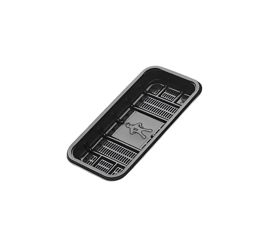 [2320180090Z] APET KS 65 L schaal zwart formaat 180 x 90 x 20 mm 1.200st
