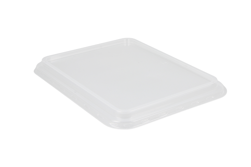 [1519925160] PP deksel tbv CPET tray 1 en 2 vaks 210st