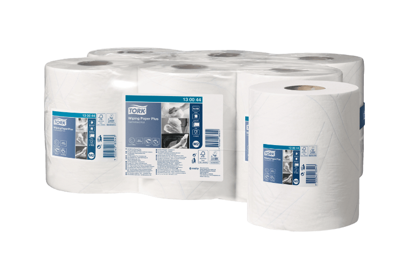 [15140211] Tork® M2 Wiping Plus Poetspapier Multifunctioneel 6x368 vellen Wit (130044) 6st