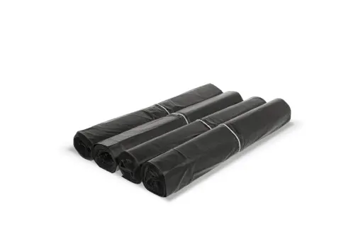 [160106500] Afvalzak LDPE 65x80cm T50 grijs (incl. trekband) 10x20st/doos 