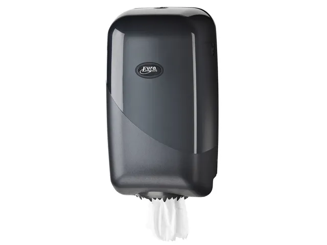 [431155] Poetspapier Dispenser Mini Pearl Zwart
