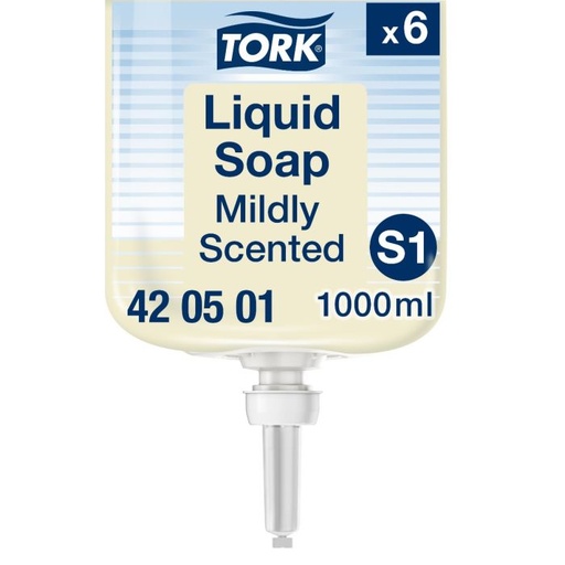 [420501] Tork 420501 S1 vloeibare milde handzeep 6x1000ml