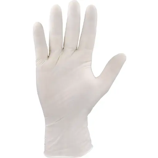 [8501] Latex Wegwerphandschoen Poedervrij Wit M Comfort 100/doos