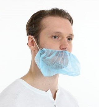[210002-B] Baardmasker blauw 1000st.