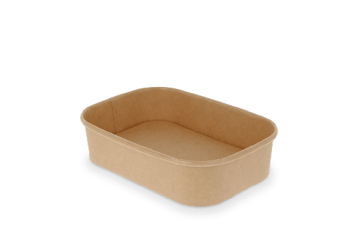 [1519988183] Maaltijdbak karton 500ml Kraft 300st