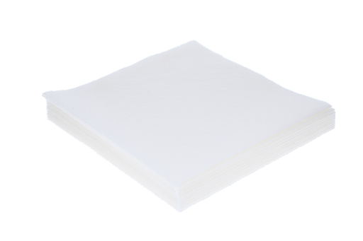 [1519987605] Servet Airlaid 1/4 vouw 40x40cm papier wit BIO 1000st