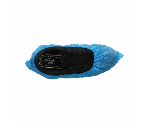 [40002] CPE-schoenovertrek, blauw, 36x15cm (mt36-42), 30mµ - 2000st/doos